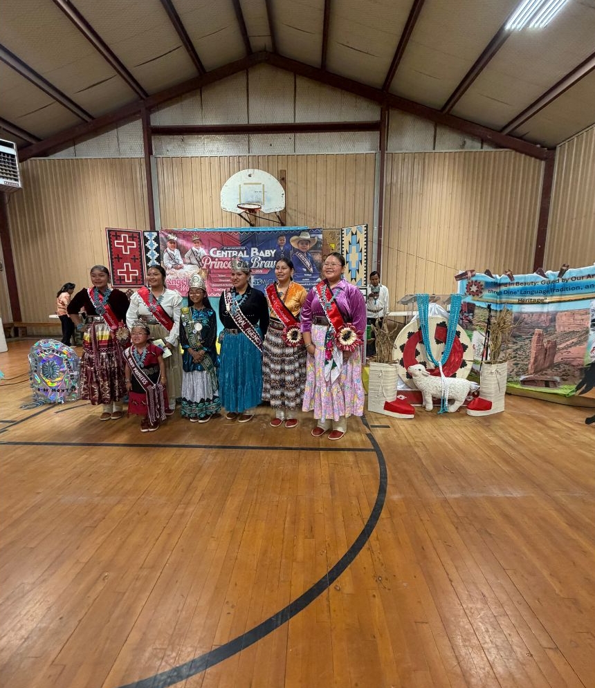 Chinle Kids Day pageant contestants of all ages