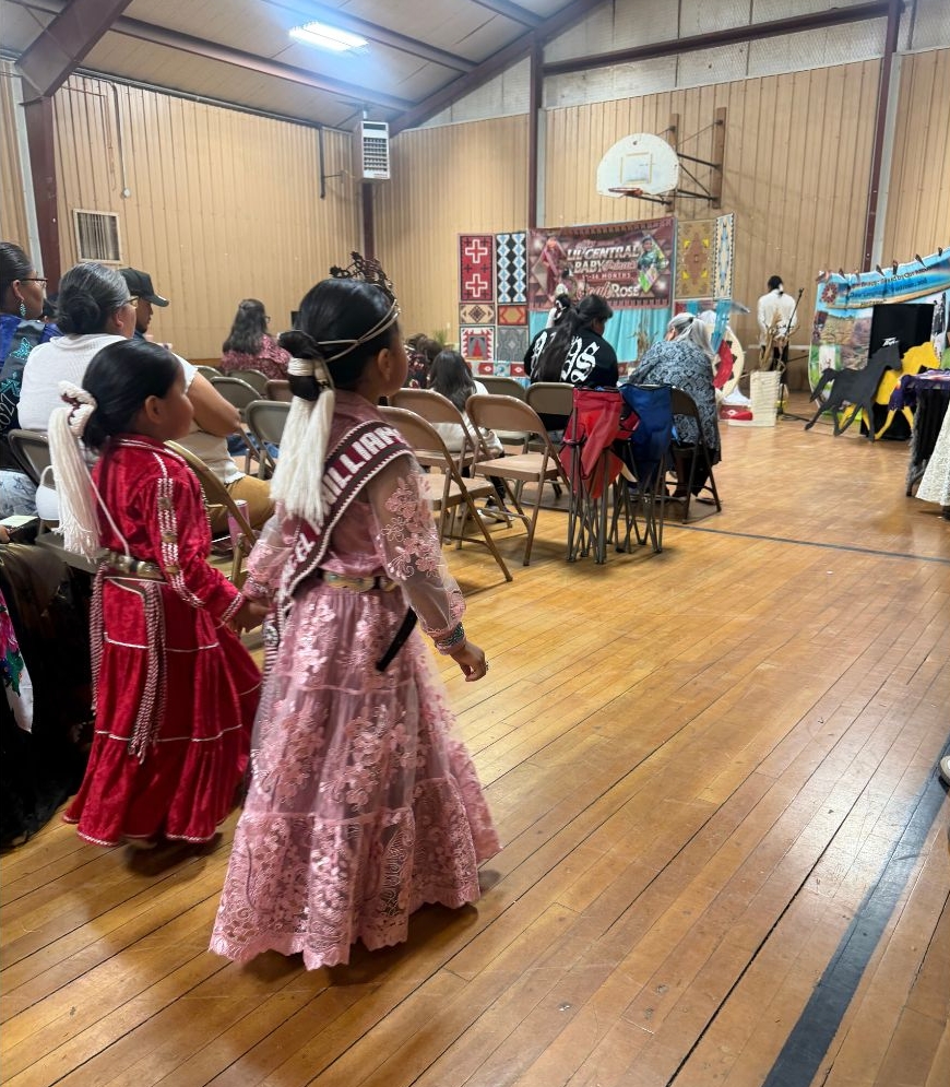 Little pageant contestants on Chinle Kids Day