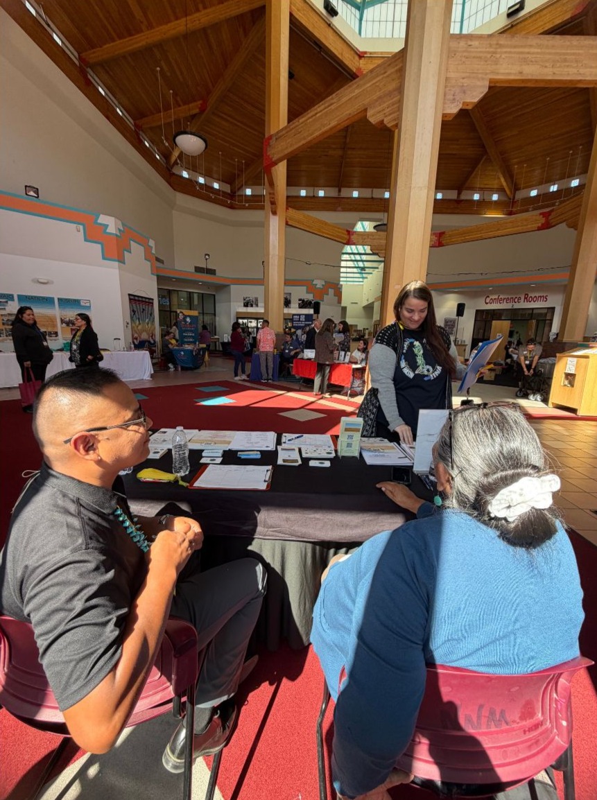 Navajo Family Voices table at Four Corners Special Education Day